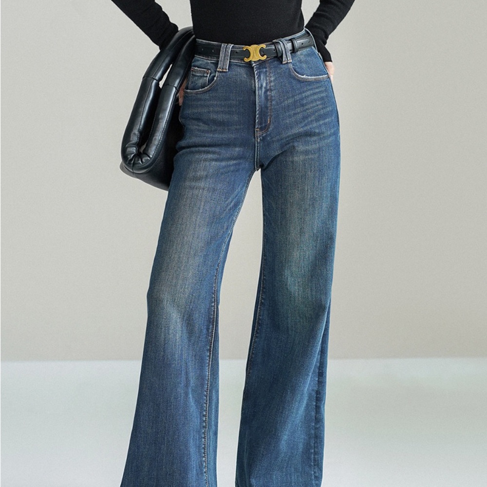 Commense Dark Blue Flare Jeans